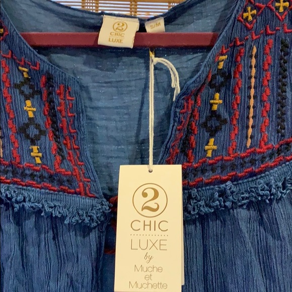 2ChicLuxe by Muche et Muchette Denim Jacket/Shirt - Picture 3 of 5